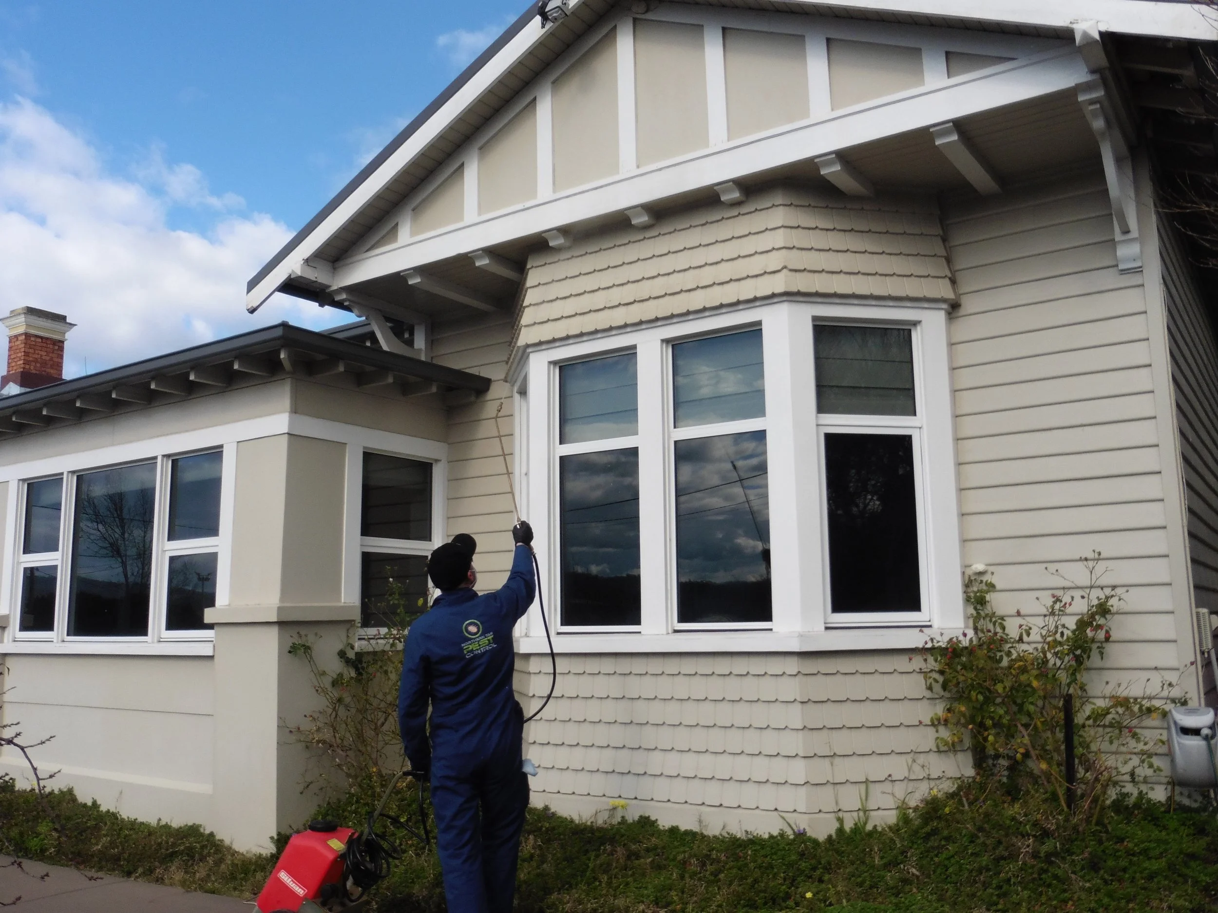 Exterior pest treatment